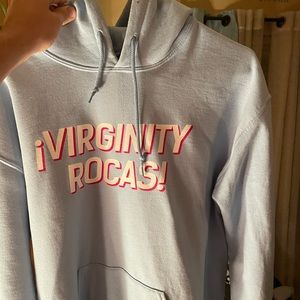 Medium Danny Duncan Blue Virginity Rocas Sweatshirt!